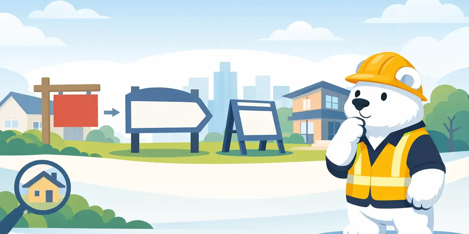 Choosing property for sale signs that work