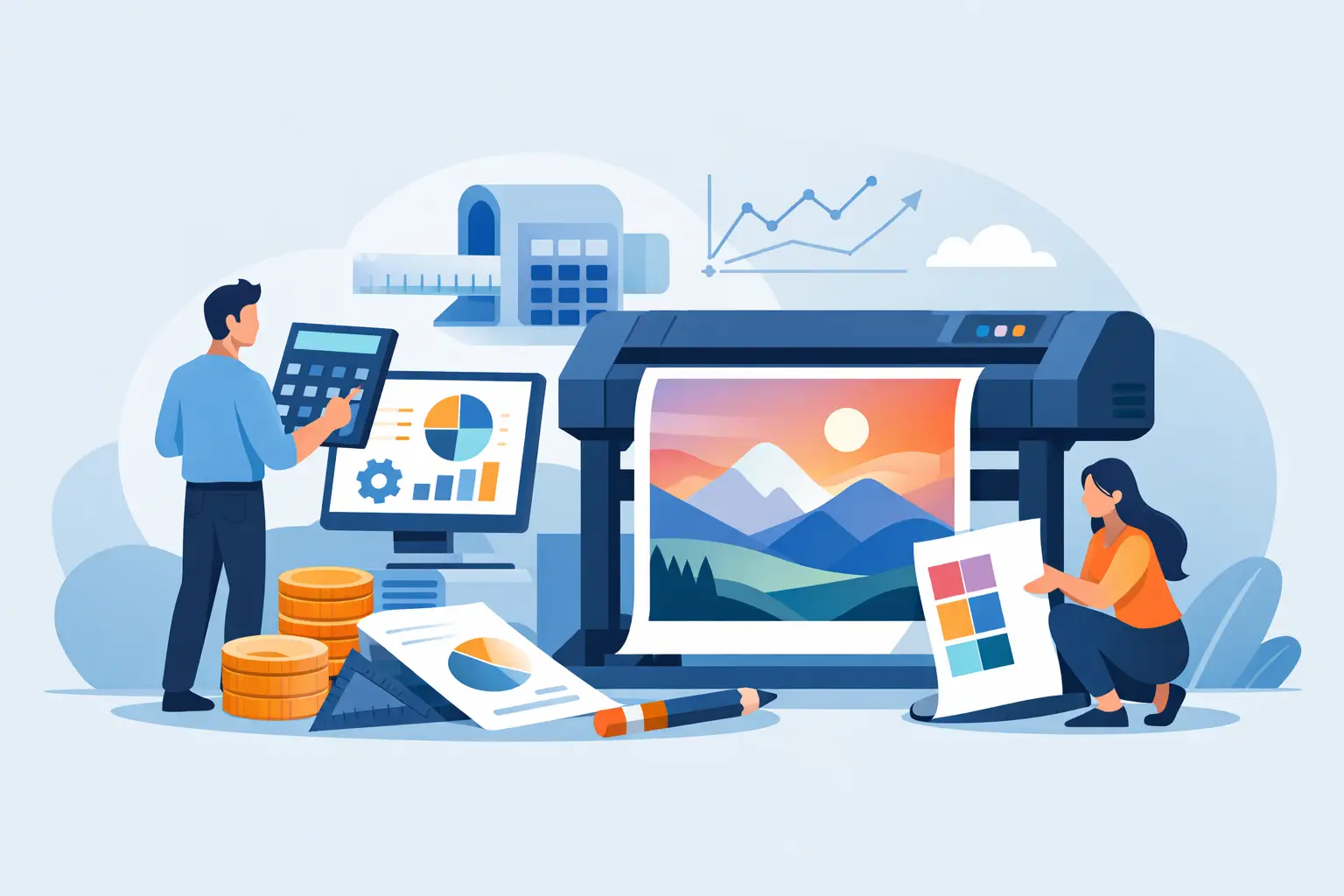 How to Calculate Large Format Printing Cost