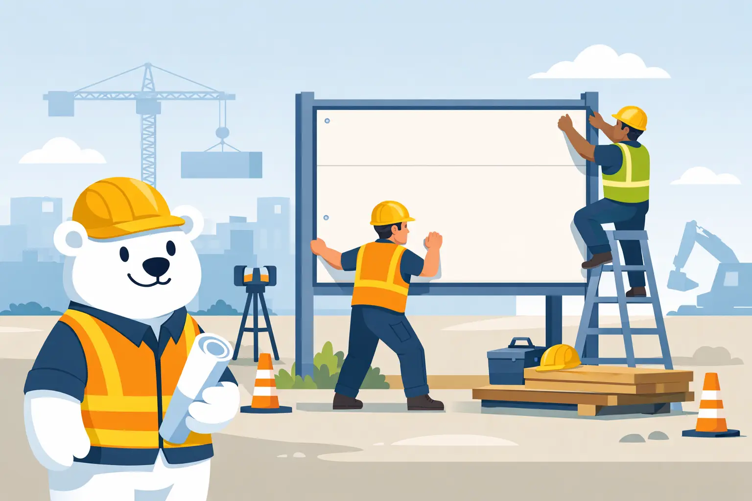 Site Board Erection Services That Work
