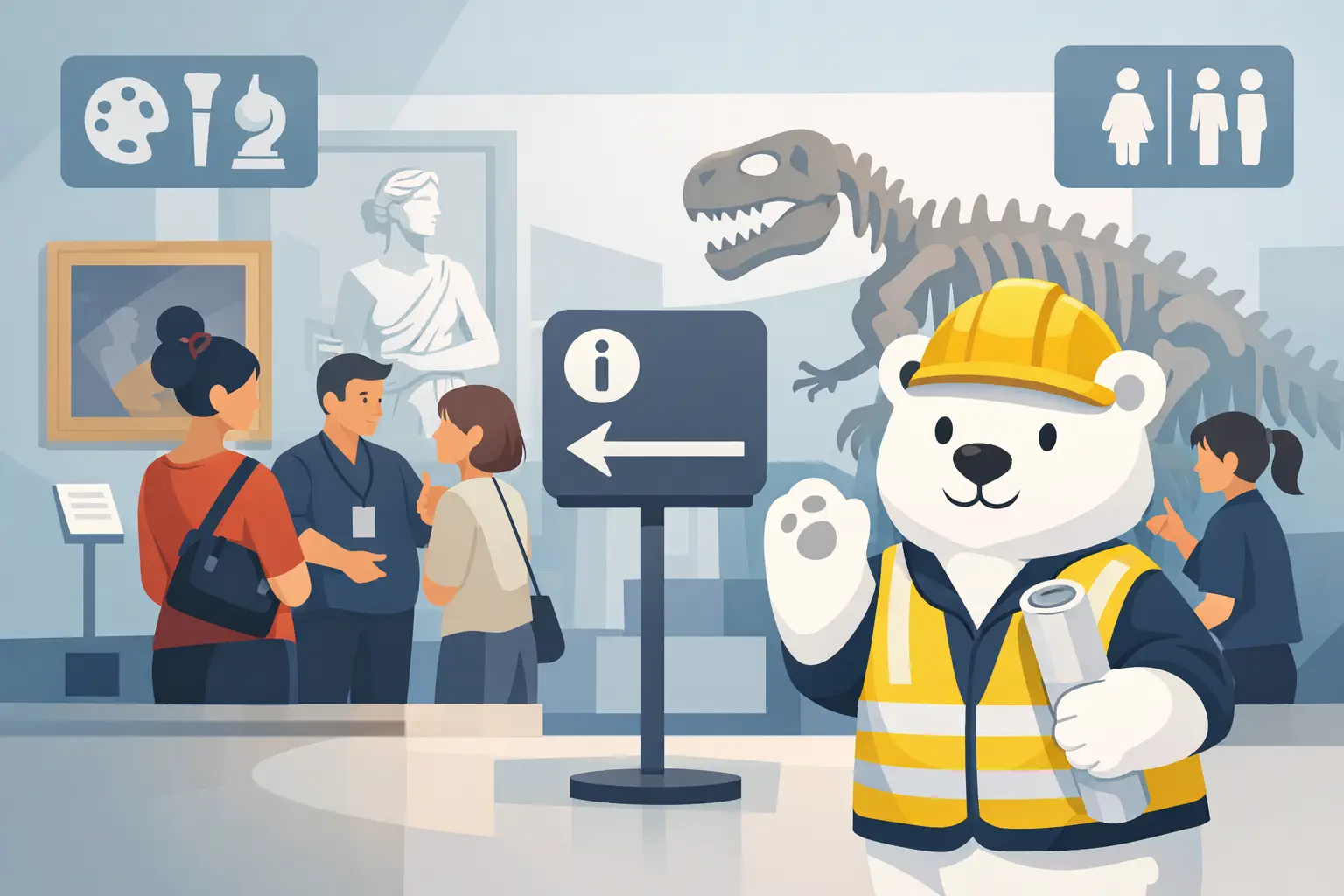 Museum Signs That Work for Visitors and Staff