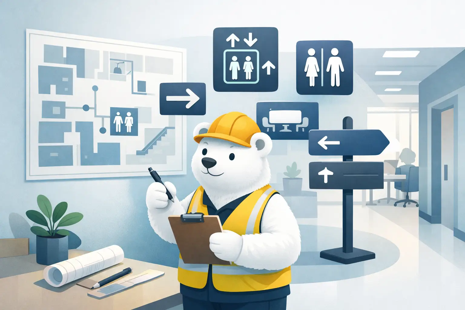 How to Plan Office Wayfinding Signs