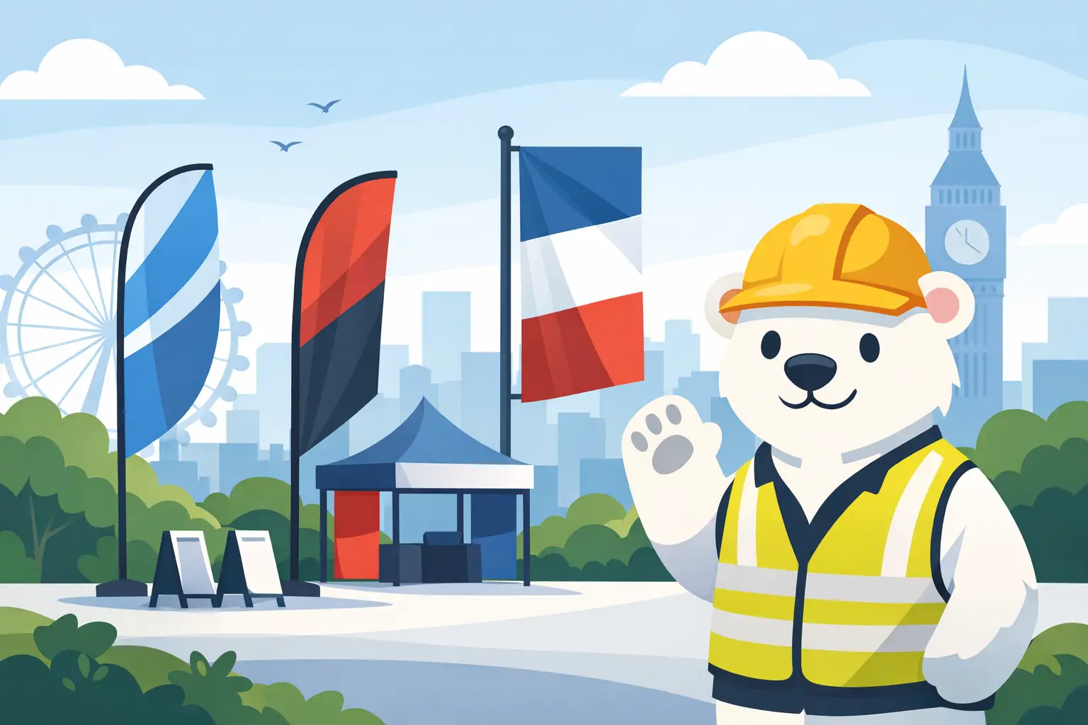 Best Outdoor Promotional Flags for UK Businesses