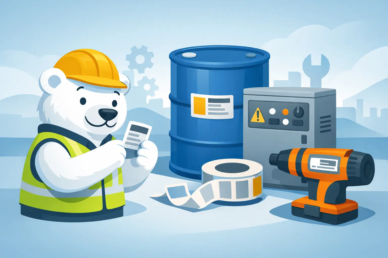 Custom Labels for Industrial Products That Last