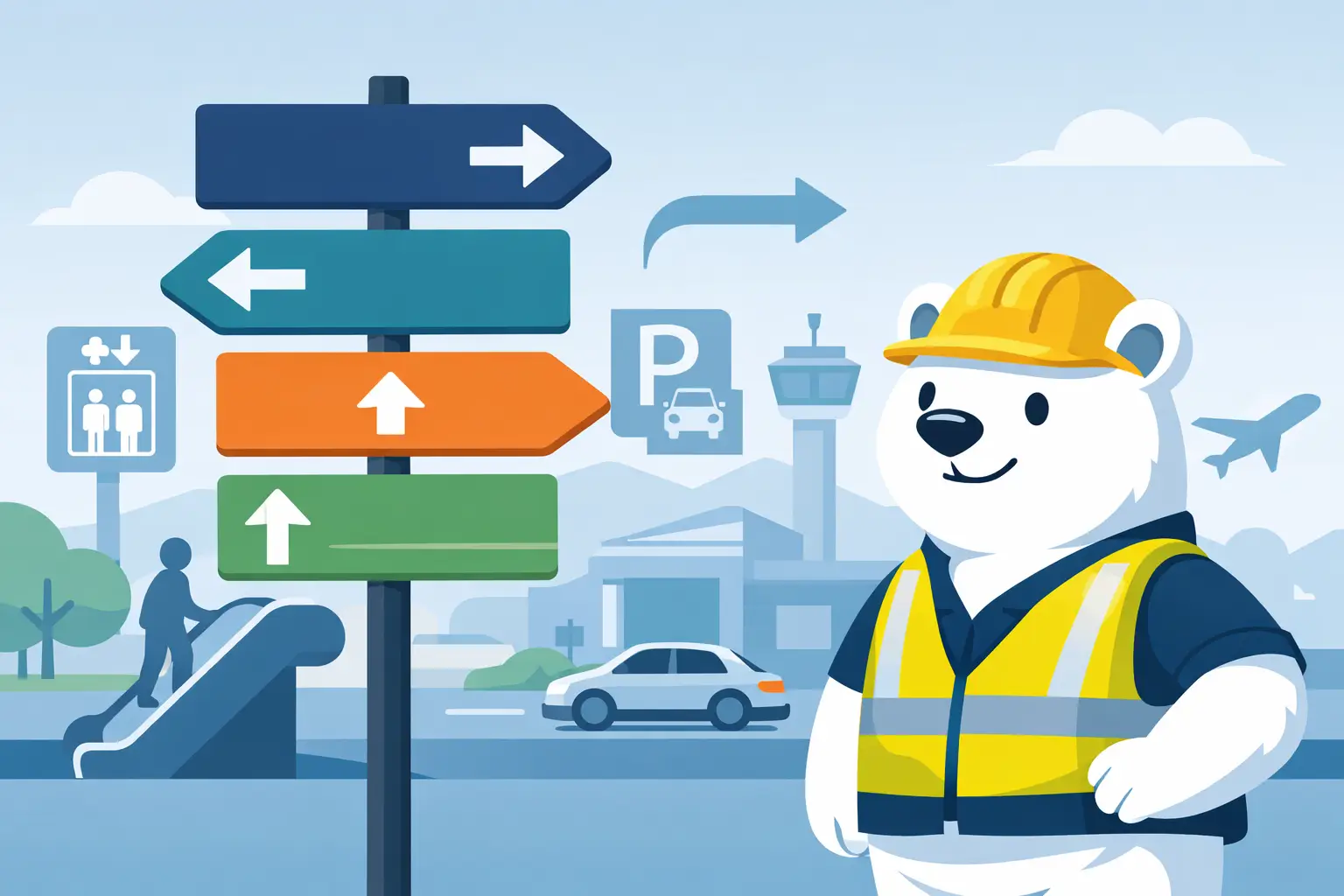 Directional Signage Systems That Keep Sites Moving