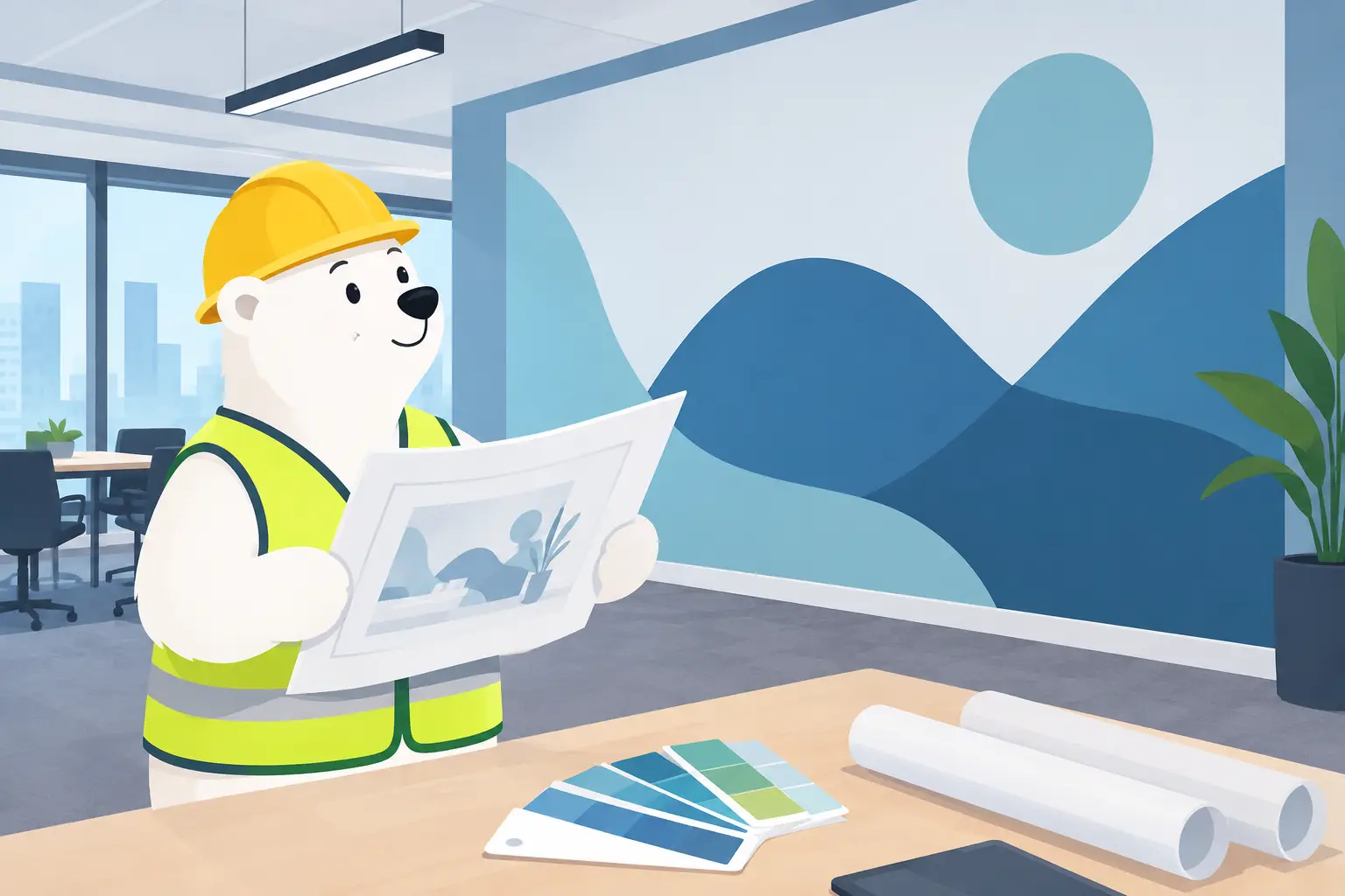 How to Specify Office Wall Graphics Properly