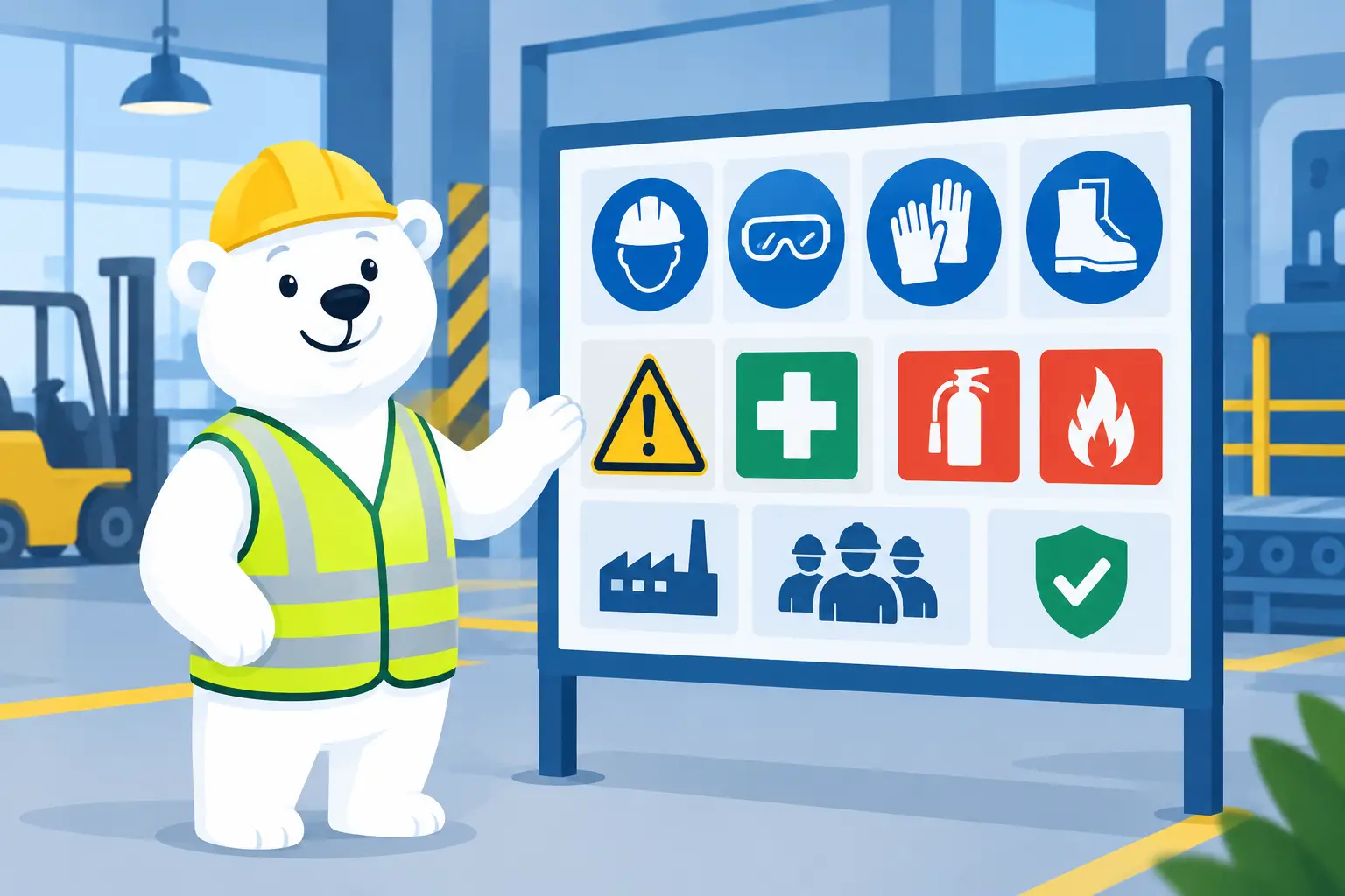 Factory Safety Boards Example for Safer Sites